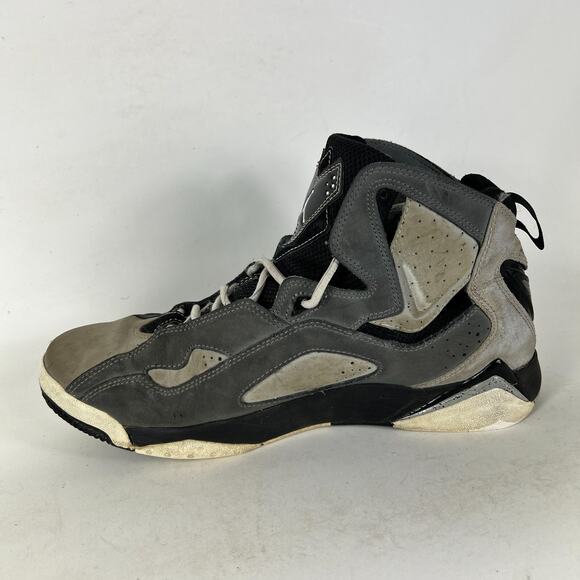 Air Jordan True Flight Sneaker Men's 11.5 Gray Logo Basketball Shoes 342964-003 - Picture 6 of 10